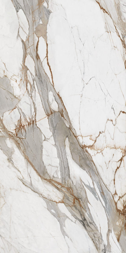 Porceluxe  Macchia Vecchia Gold Marble Look Porcelain Slab