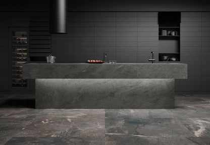 Porceluxe Black Moon Black Marble Look Porcelain Slab