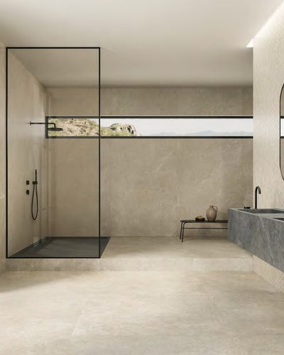 Limestone Beige Natural Stone Porcelain Tile