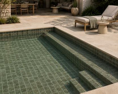 Aqualuxe Penta Bali Stone Matte Mosaic Tile