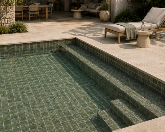 Aqualuxe Penta Bali Stone Matte Mosaic Tile