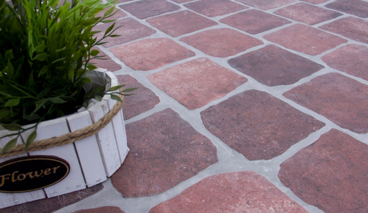 Country Cobble Stone Rodeno Porcelain Stone Look