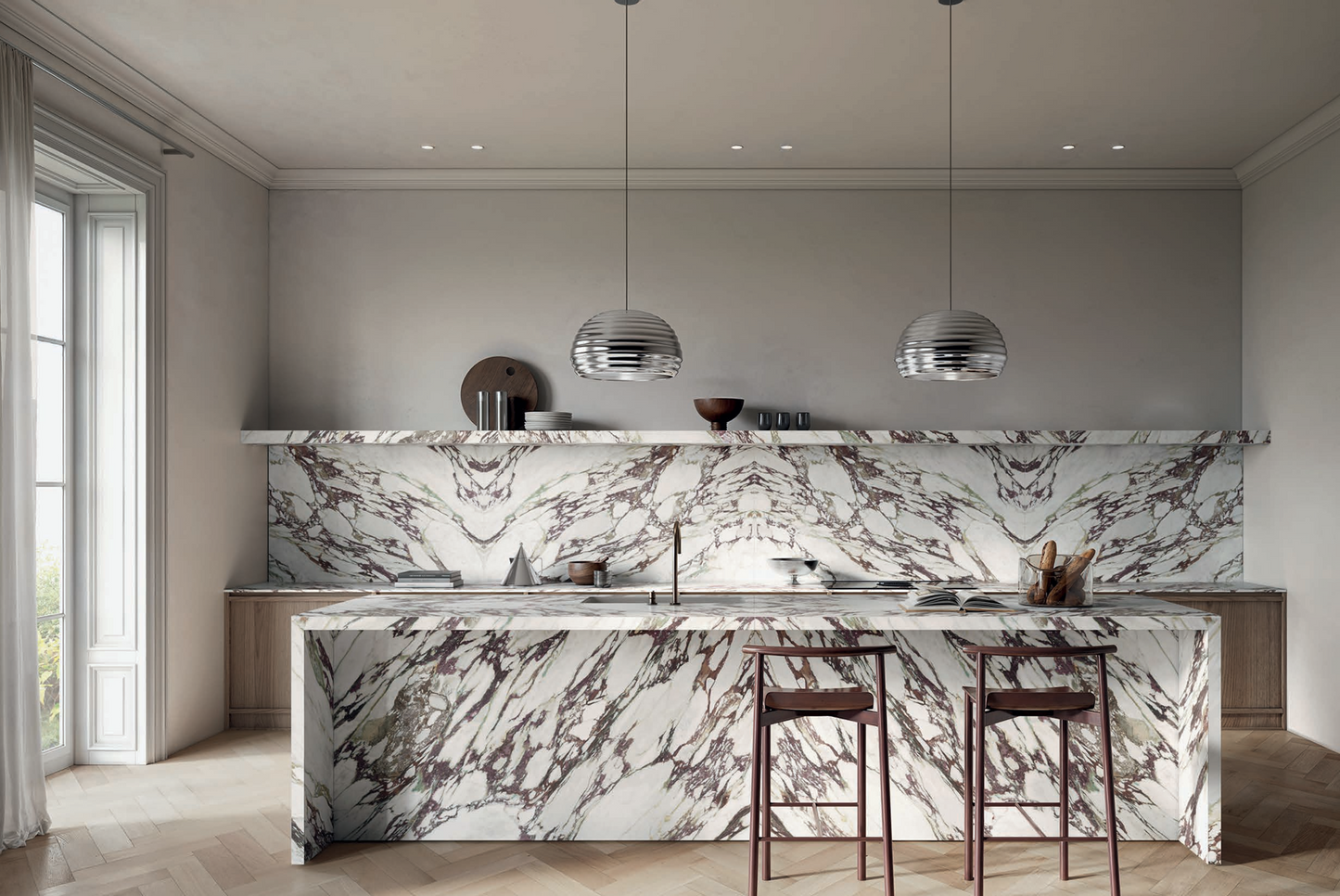 Porceluxe Porcelain Slab Calacatta Viola