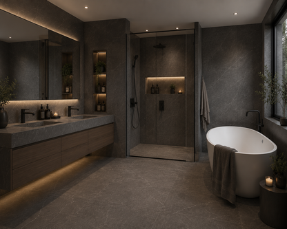 Shale Ash Natural Stone Porcelain Tile