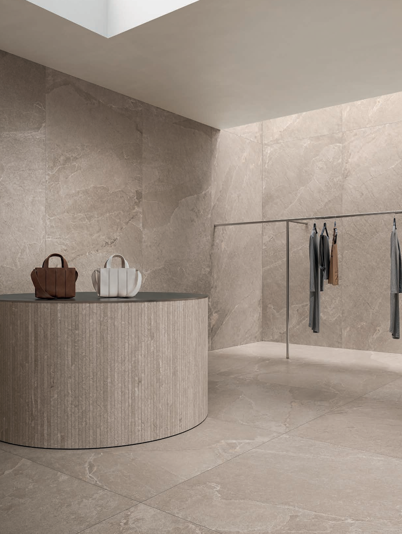 Ardesia Taupe Natural Stone Porcelain Tile