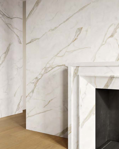 Marble Touch Calacatta Top Marble Look Porcelain Look Tile
