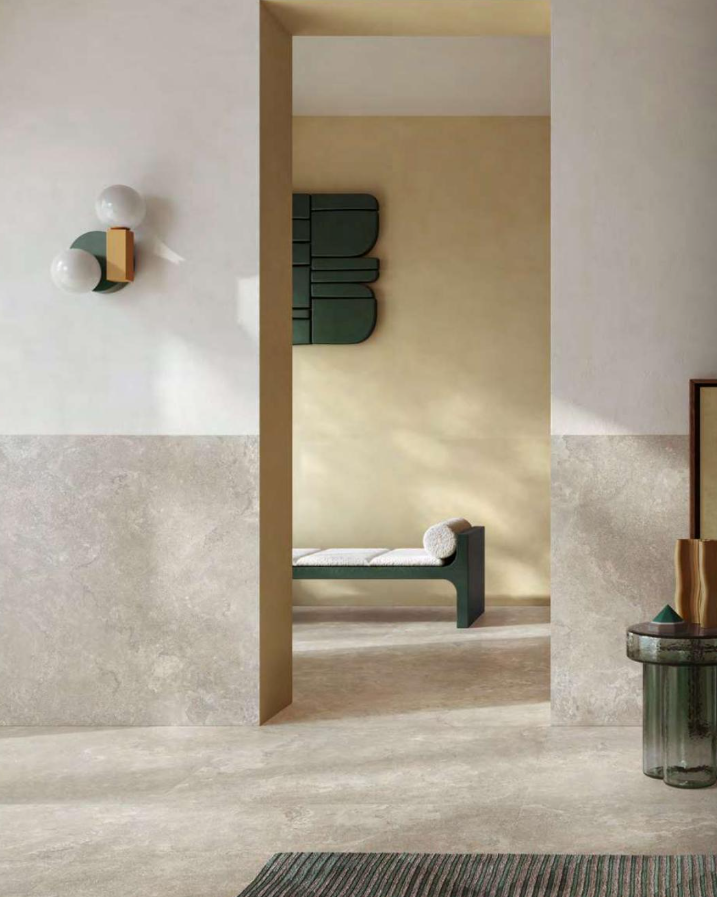 Dorset Tortora Crosscut Natural Stone Porcelain Tile – Tiles For Design