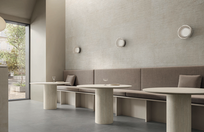 Concrete White Porcelain Concrete Look Tile