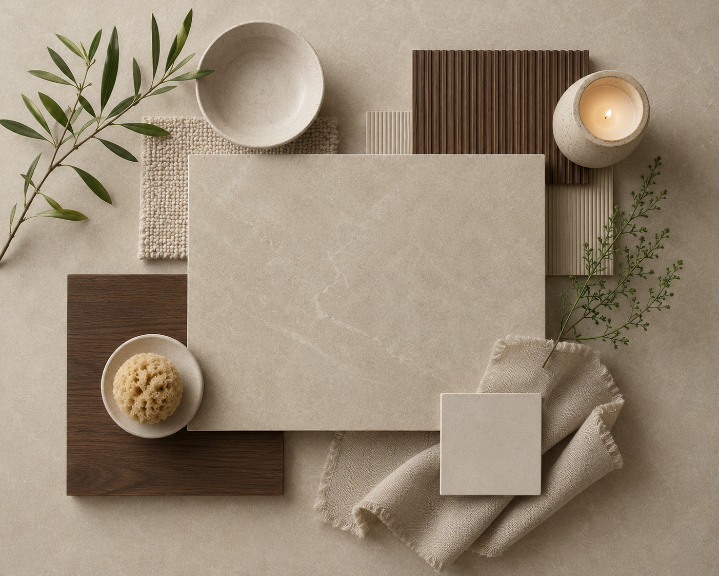 Limestone Beige Natural Stone Porcelain Tile