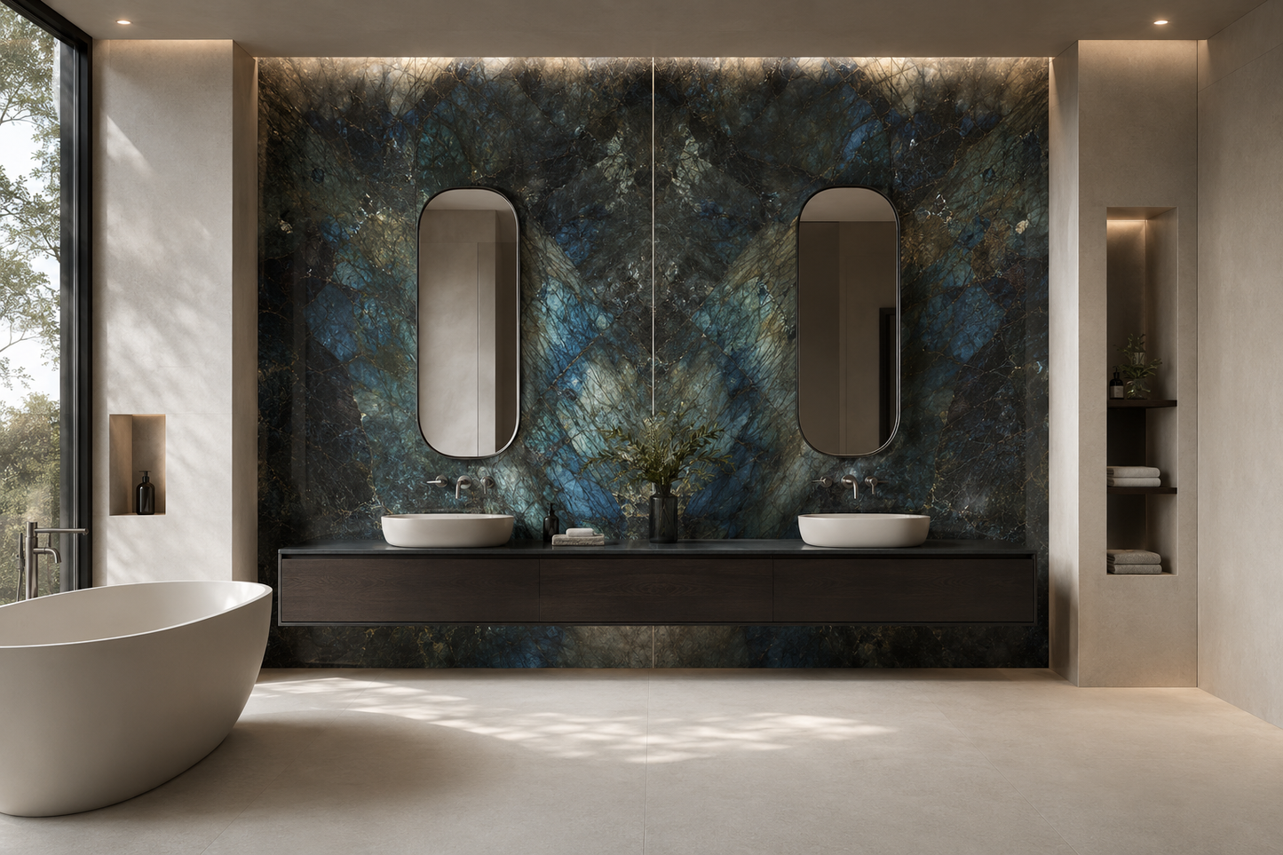 Labradorite Royale Stone Look Porcelain Slab