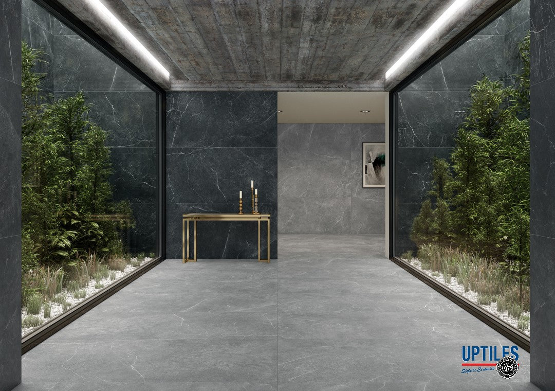 Soapstone Gray Natural Stone Porcelain Tile