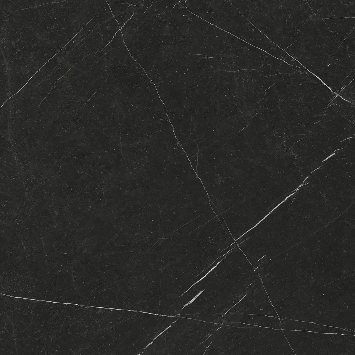 Black Marquinia Marble Look Porcelain Tile