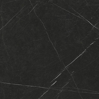 Black Marquinia Marble Look Porcelain Tile