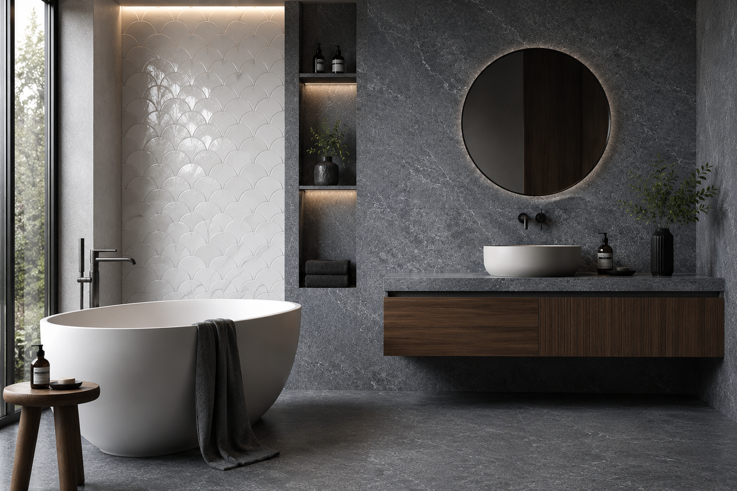Roden Graphite Porcelain Tile