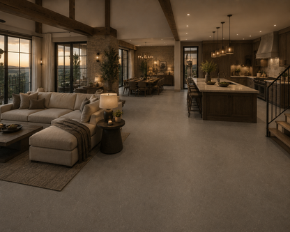 Mythe Black Natural Stone Porcelain Tile