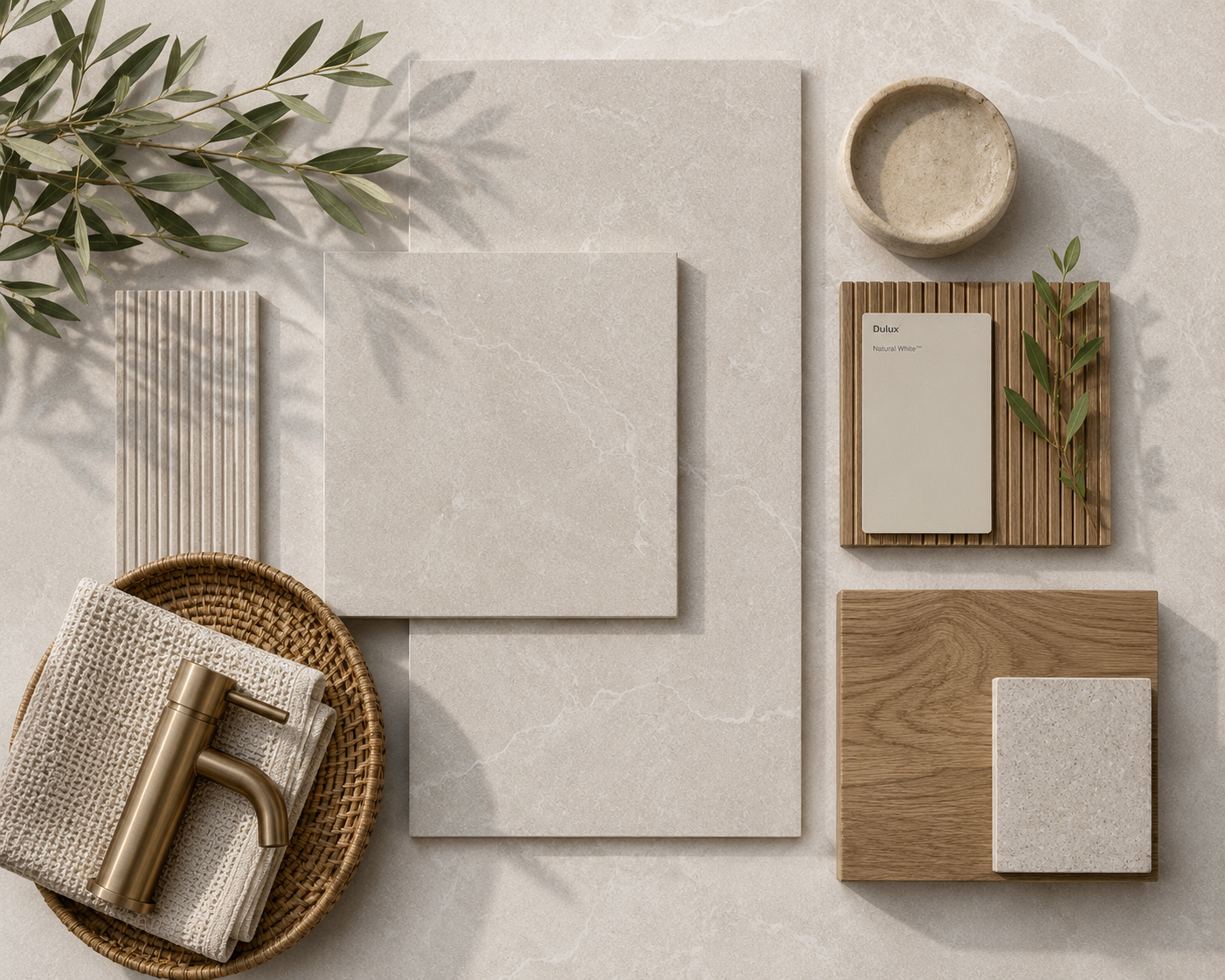 Limestone White Natural Stone Porcelain Tile