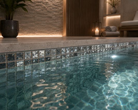 Aqualuxe Opalo Negro Mosaic Tile
