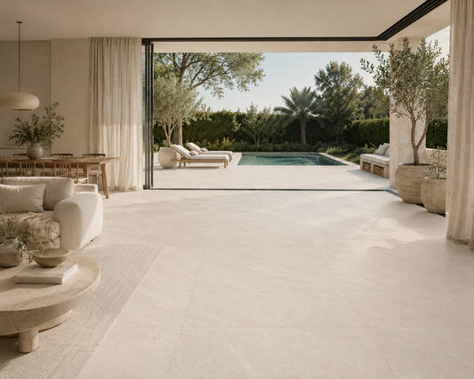 Lagoon Ivory Porcelain Tile