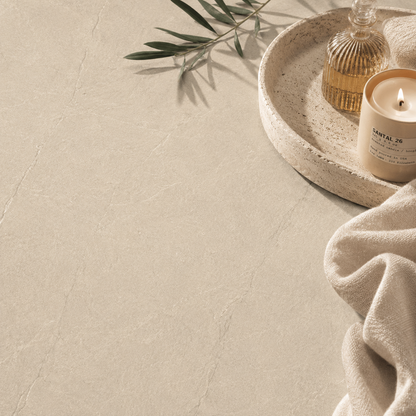 Mythe Cream Natural Stone Porcelain Tile