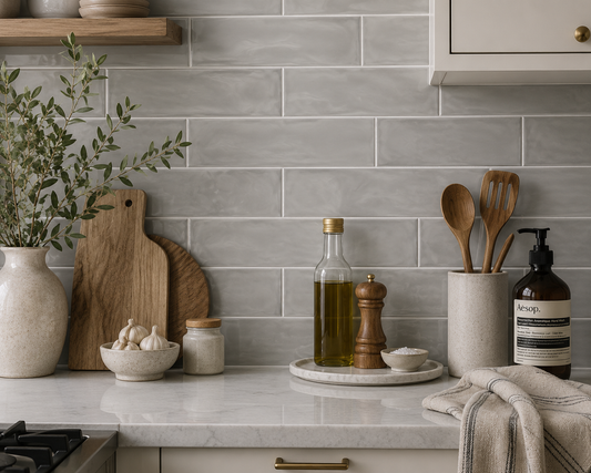 Acuarela Smoke Subway Tile