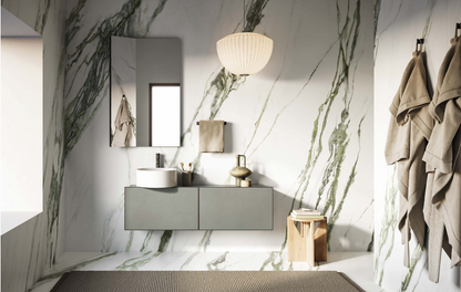 Charm Experience Calacatta Green Marble Look Porcelain Tile