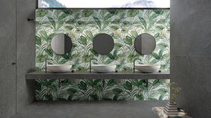 Limestone Dark Natural Stone Porcelain Tile