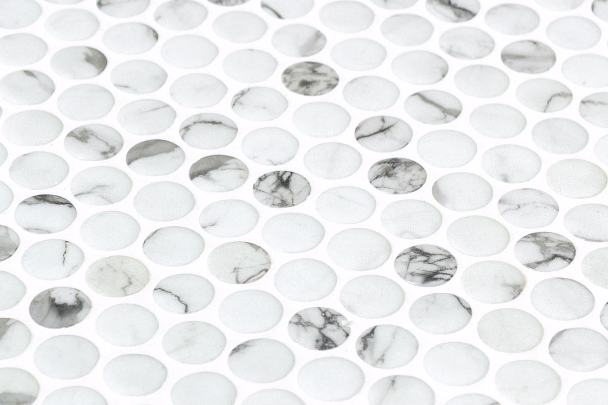 Aqualuxe Penny Fosco Matte Mosaic Tile