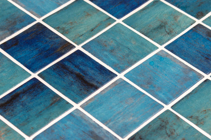 Aqualuxe Penta Forest Blue Mosaic Tile