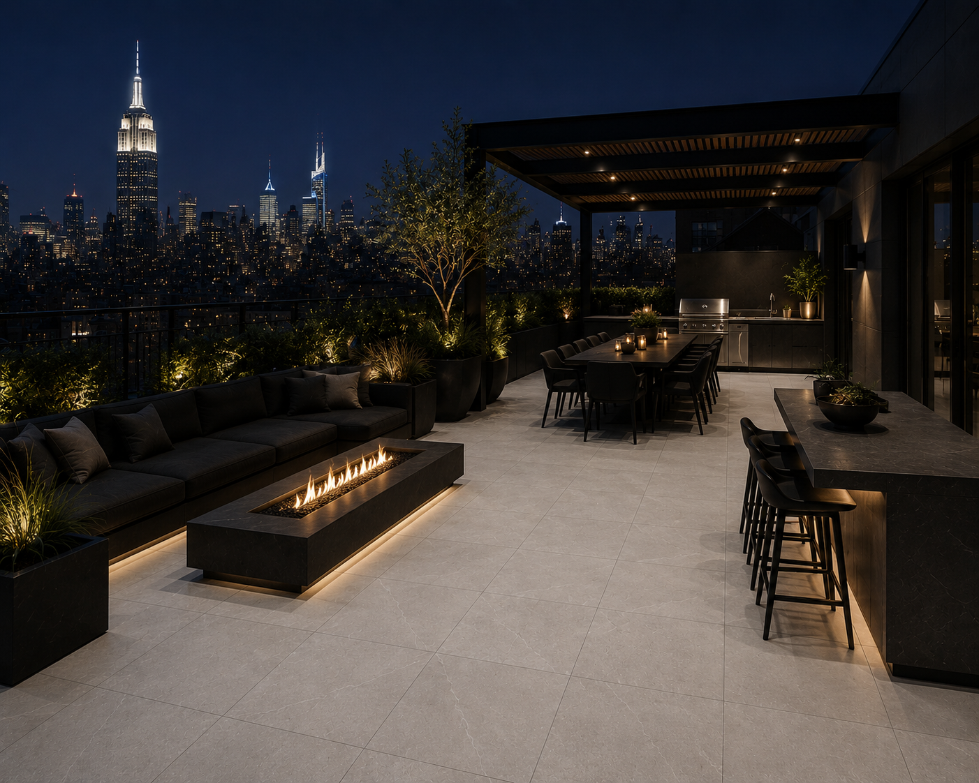 Shale Moon Stone Look Porcelain Tile