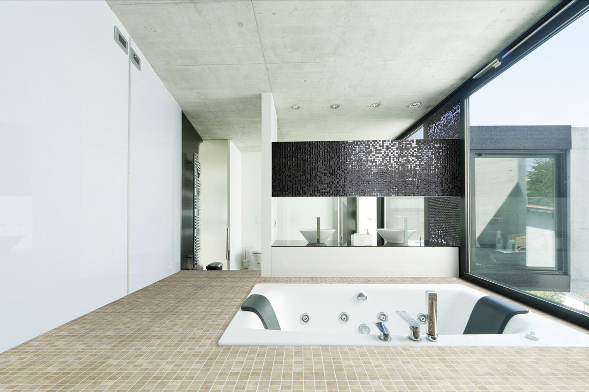 Aqualuxe Opalo Negro Mosaic Tile