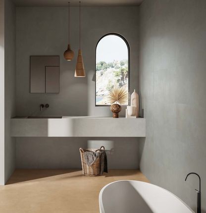 Terre Cenere Concrete Look Porcelain Tile