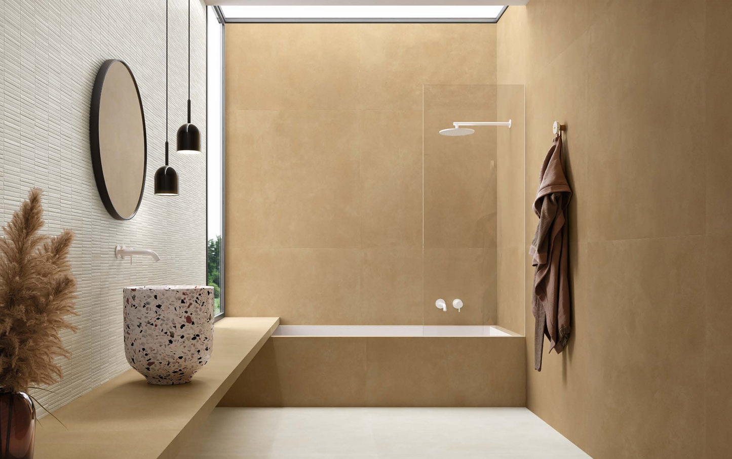 Terre Senape Concrete Look Porcelain Tile