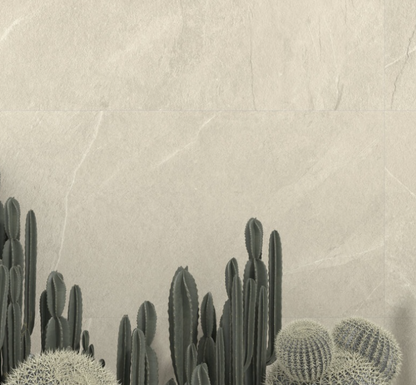 Mythe White Natural Stone Porcelain Tile