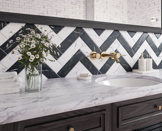 Dama Nero Marquinia Porcelain Stone Look